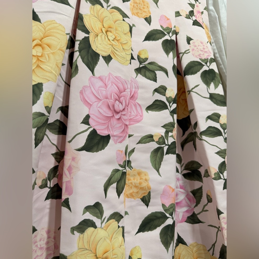 NEW Sachin & Babi Florence Gown - White/Pink Lemonade Bouquet Floral Maxi, sz 2 - Picture 6 of 17